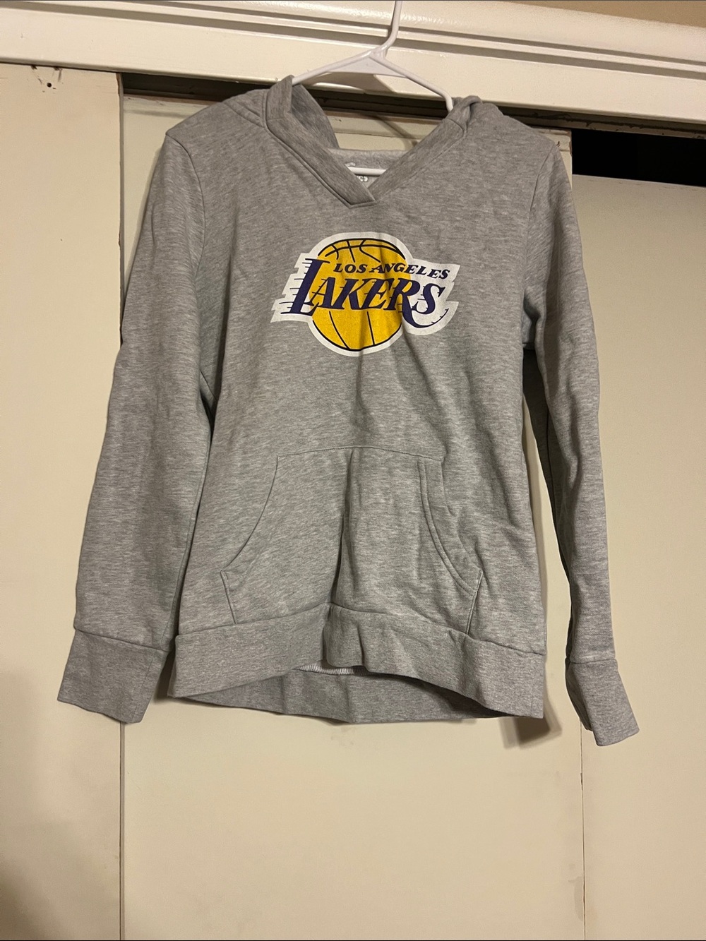 Los Angeles Lakers Kids Gray Hoodie Sweatshirt